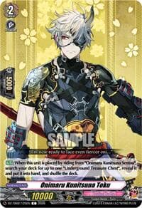 Onimaru Kunitsuna Toku - DZ-TB02: Touken Ranbu Online - Cardfight Vanguard card