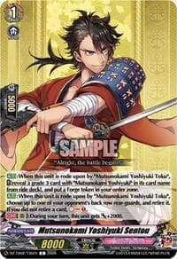 Mutsunokami Yoshiyuki Sentou - DZ-TB02: Touken Ranbu Online - Cardfight Vanguard card