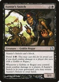Auntie's Snitch - Modern Masters - Magic: The Gathering card