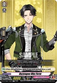 Buzengou Ubu Form - DZ-TB02: Touken Ranbu Online - Cardfight Vanguard card