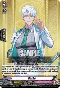 Unsho - DZ-TB02: Touken Ranbu Online - Cardfight Vanguard card