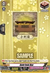 Gold Coin Box - DZ-TB02: Touken Ranbu Online - Cardfight Vanguard card