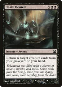 Death Denied - Modern Masters - Magic: The Gathering card