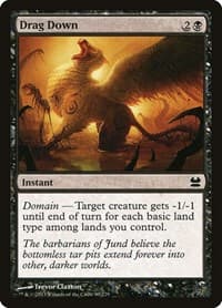 Drag Down - Modern Masters - Magic: The Gathering card