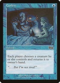 Curfew - Urza's Saga - Magic: The Gathering card