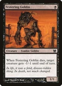 Festering Goblin - Modern Masters - Magic: The Gathering card