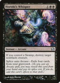 Horobi's Whisper - Modern Masters - Magic: The Gathering card