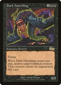 Dark Hatchling - Urza's Saga - Magic: The Gathering card