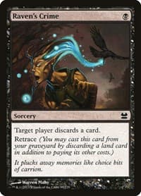 Raven's Crime - Modern Masters - Magic: The Gathering card
