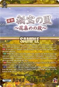Hidden Treasure Village ~Flower Gathering~ (TRR) - DZ-TB02: Touken Ranbu Online - Cardfight Vanguard card
