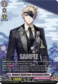 Onimaru Kunitsuna Ceremonial Attire (SP) - DZ-TB02: Touken Ranbu Online - Cardfight Vanguard card