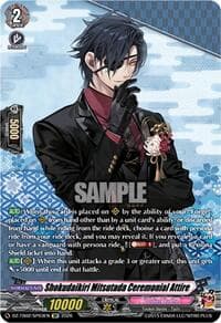 Shokudaikiri Mitsutada Ceremonial Attire (SP) - DZ-TB02: Touken Ranbu Online - Cardfight Vanguard card