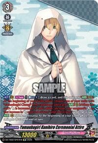Yamanbagiri Kunihiro Ceremonial Attire (SP) - DZ-TB02: Touken Ranbu Online - Cardfight Vanguard card