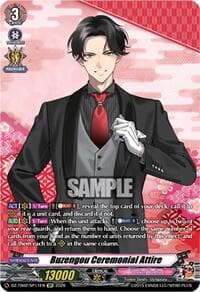 Buzengou Ceremonial Attire (SP) - DZ-TB02: Touken Ranbu Online - Cardfight Vanguard card