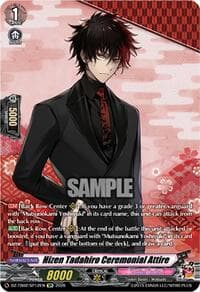 Hizen Tadahiro Ceremonial Attire (SP) - DZ-TB02: Touken Ranbu Online - Cardfight Vanguard card