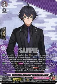Suishinshi Masahide Ceremonial Attire (SP) - DZ-TB02: Touken Ranbu Online - Cardfight Vanguard card