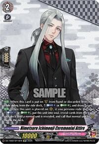 Himetsuru Ichimonji Ceremonial Attire (SP) - DZ-TB02: Touken Ranbu Online - Cardfight Vanguard card