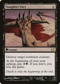 Slaughter Pact - Modern Masters - Magic: The Gathering card