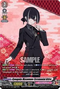 Kyougoku Masamune Ceremonial Attire (SP) - DZ-TB02: Touken Ranbu Online - Cardfight Vanguard card