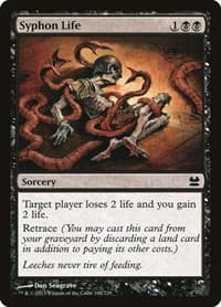 Syphon Life - Modern Masters - Magic: The Gathering card