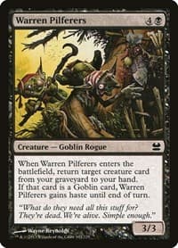 Warren Pilferers - Modern Masters - Magic: The Gathering card