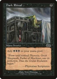 Dark Ritual - Urza's Saga - Magic: The Gathering card