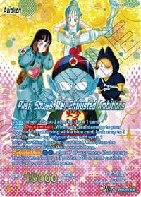 Pilaf, Shu, & Mai // Pilaf, Shu, & Mai, Entrusted Ambitions (SLR) - Three Glorious Fighters - Dragon Ball Super: Masters card