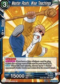 Master Roshi, Wise Teachings - Three Glorious Fighters - Dragon Ball Super: Masters card