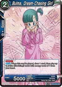 Bulma, Dream-Chasing Girl - Three Glorious Fighters - Dragon Ball Super: Masters card
