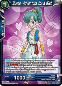 Bulma, Adventure for a Wish - Three Glorious Fighters - Dragon Ball Super: Masters card