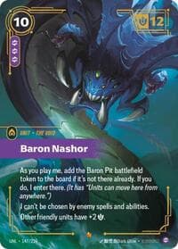Baron Nashor - Unleashed - Riftbound: League of Legends Trading Card Game card