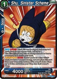 Shu, Sinister Scheme - Three Glorious Fighters - Dragon Ball Super: Masters card