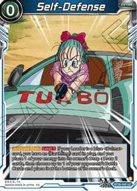 Self-Defense - Three Glorious Fighters - Dragon Ball Super: Masters card