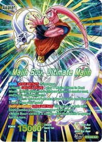 Majin Buu // Majin Buu, Ultimate Majin (SLR) - Three Glorious Fighters - Dragon Ball Super: Masters card