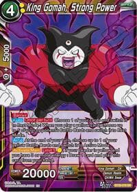 King Gomah, Strong Power - Three Glorious Fighters - Dragon Ball Super: Masters card