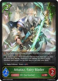 Amataz, Fairy Blader - SDD01: Showdown Deck: Forestcraft - Shadowverse: Evolve card