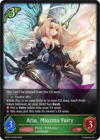 Aria, Miasma Fairy - SDD01: Showdown Deck: Forestcraft - Shadowverse: Evolve card