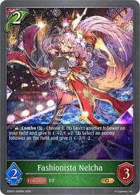 Fashionista Nelcha - SDD01: Showdown Deck: Forestcraft - Shadowverse: Evolve card