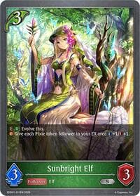 Sunbright Elf - SDD01: Showdown Deck: Forestcraft - Shadowverse: Evolve card