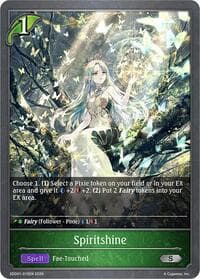 Spiritshine - SDD01: Showdown Deck: Forestcraft - Shadowverse: Evolve card