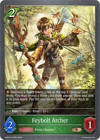 Feybolt Archer - SDD01: Showdown Deck: Forestcraft - Shadowverse: Evolve card