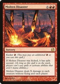 Molten Disaster - Modern Masters - Magic: The Gathering card