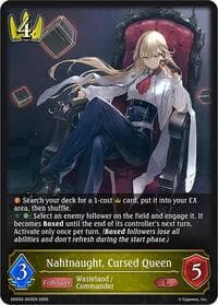 Nahtnaught, Cursed Queen - SDD02: Showdown Deck: Swordcraft - Shadowverse: Evolve card