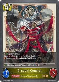 Prudent General - SDD02: Showdown Deck: Swordcraft - Shadowverse: Evolve card