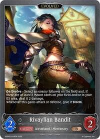 Rivaylian Bandit (Evolved) - SDD02: Showdown Deck: Swordcraft - Shadowverse: Evolve card