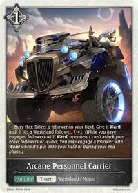 Arcane Personnel Carrier - SDD02: Showdown Deck: Swordcraft - Shadowverse: Evolve card