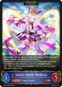 Sweet-Tooth Medusa (Evolved) - SDD03: Showdown Deck: Runecraft - Shadowverse: Evolve card