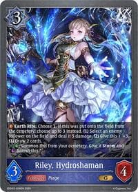 Riley, Hydroshaman - SDD03: Showdown Deck: Runecraft - Shadowverse: Evolve card