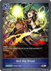 Red-Hot Ritual - SDD03: Showdown Deck: Runecraft - Shadowverse: Evolve card