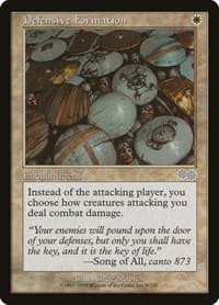 Defensive Formation - Urza's Saga - Magic: The Gathering card